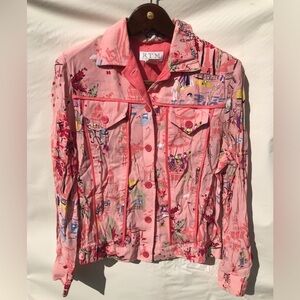 RTM Collection Womens Jacket Blazer Multicolor pink  spring summer size 10